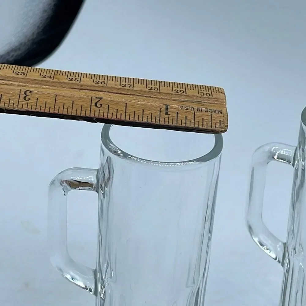 Libbey Frankfurt beer shooters, set of 2.